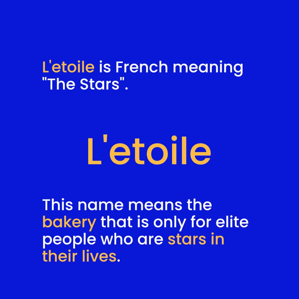 L'etoile Meaning